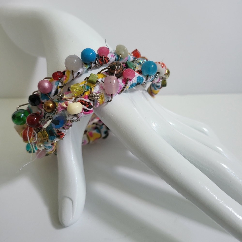 Handcrafted Stack Bracelet Set - Picture 5 of 10